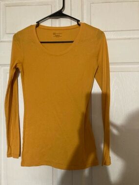 Honey Mustard Long Sleeve Top XS